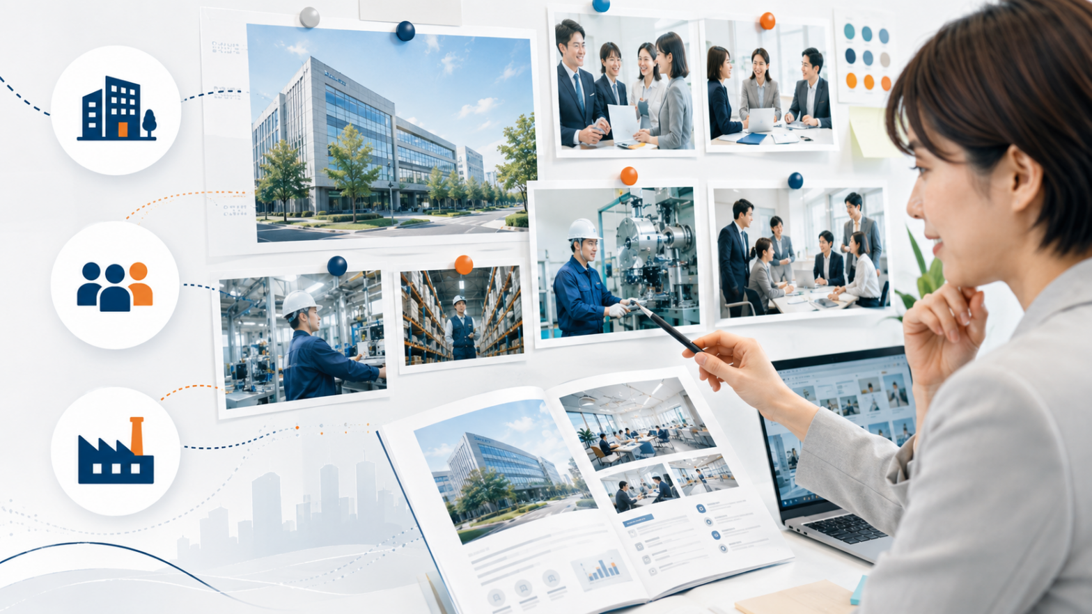 7. 会社案内に使う写真の選び方|社屋・社員・現場写真で印象は変わる
